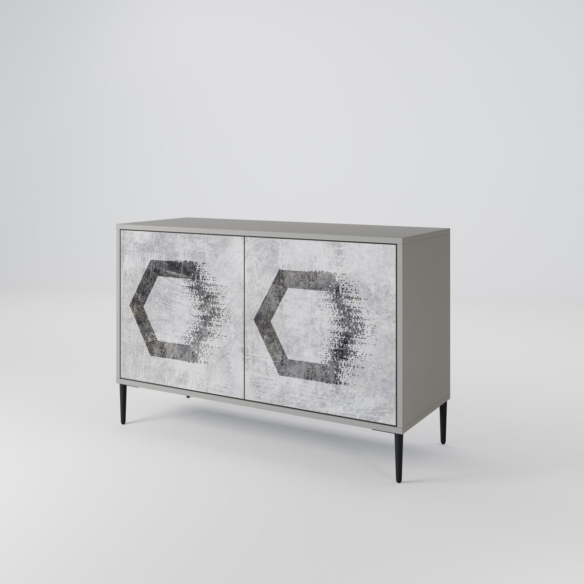 HEXAGONAL FIGURES 2-türiges Sideboard