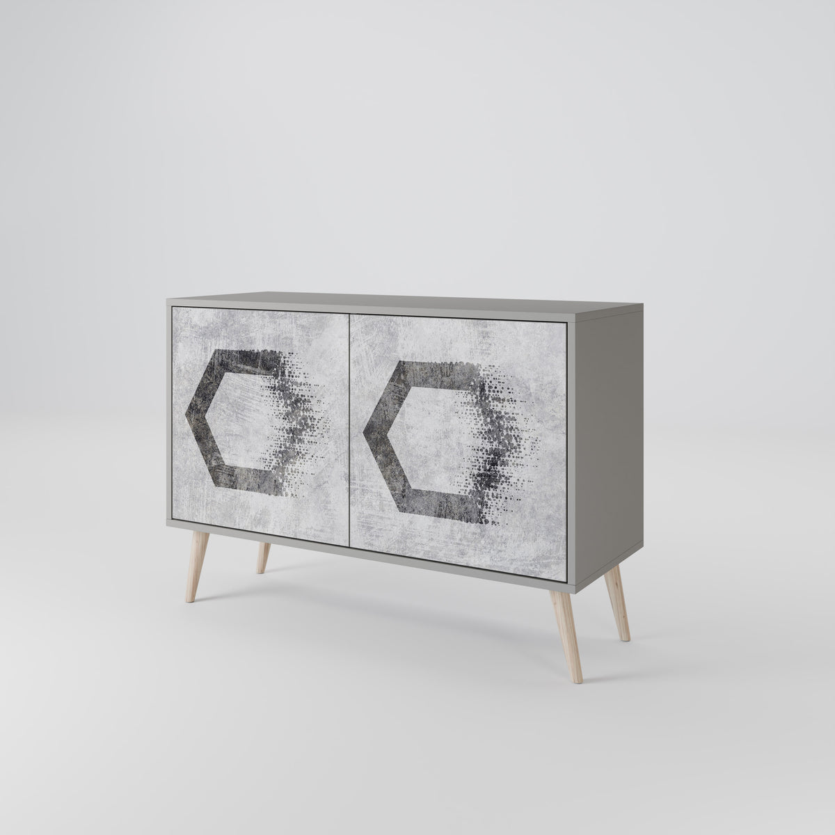 HEXAGONAL FIGURES 2-türiges Sideboard