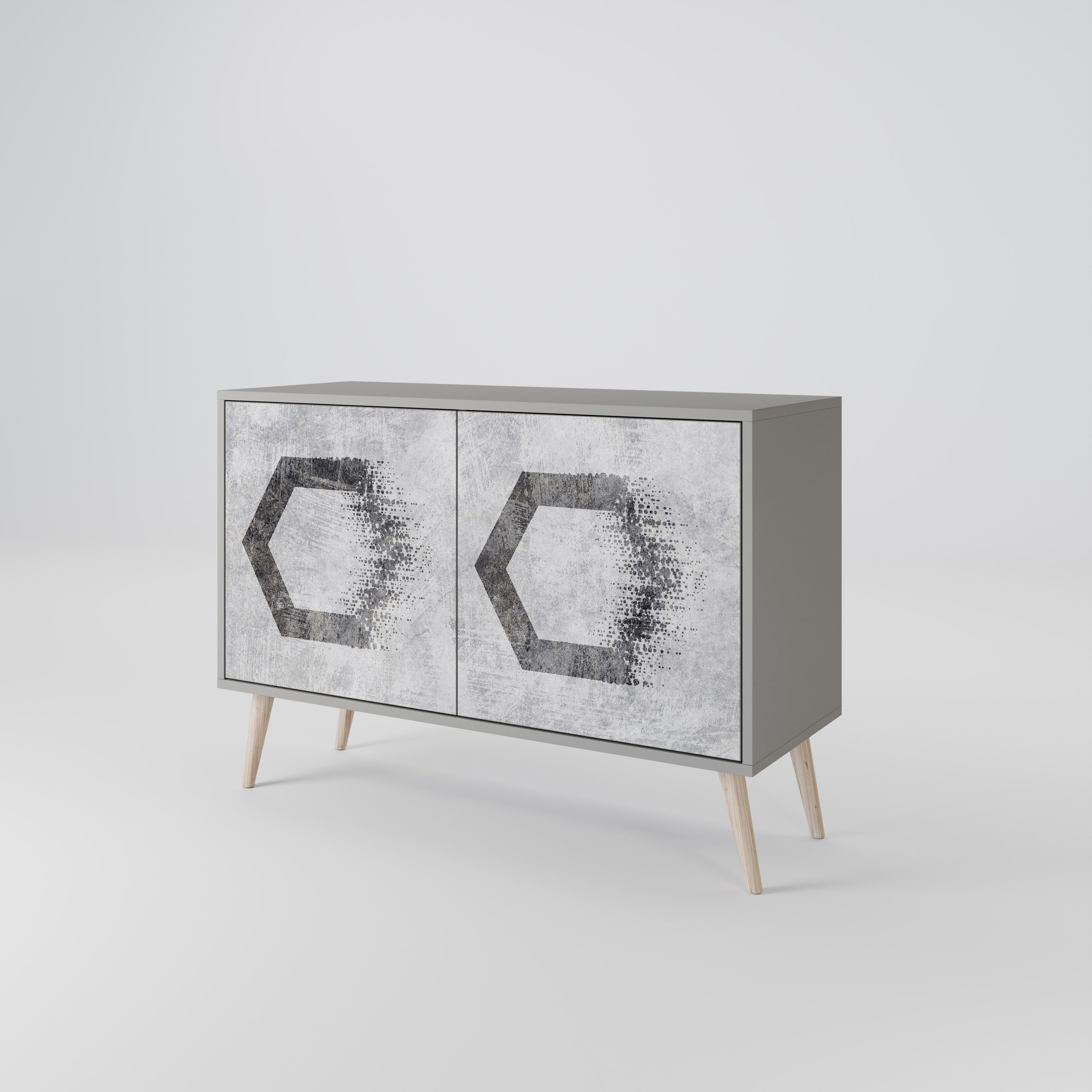 HEXAGONAL FIGURES 2-türiges Sideboard