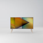 PIERCING SHARPNESS Sideboard mit 2 Türen in Grau