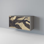 UNIFIED FRAGMENTS Sideboard mit 2 Türen in Grau