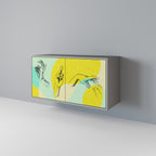 BODY LANGUAGE 2-Door Sideboard in Grey Finish