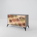GEOMETRIC FUSION Sideboard mit 2 Türen in Grau