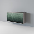 ORNAMENTAL GLIMMER Sideboard mit 2 Türen in Grau