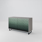 ORNAMENTAL GLIMMER Sideboard mit 2 Türen in Grau