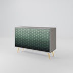 ORNAMENTAL GLIMMER Sideboard mit 2 Türen in Grau