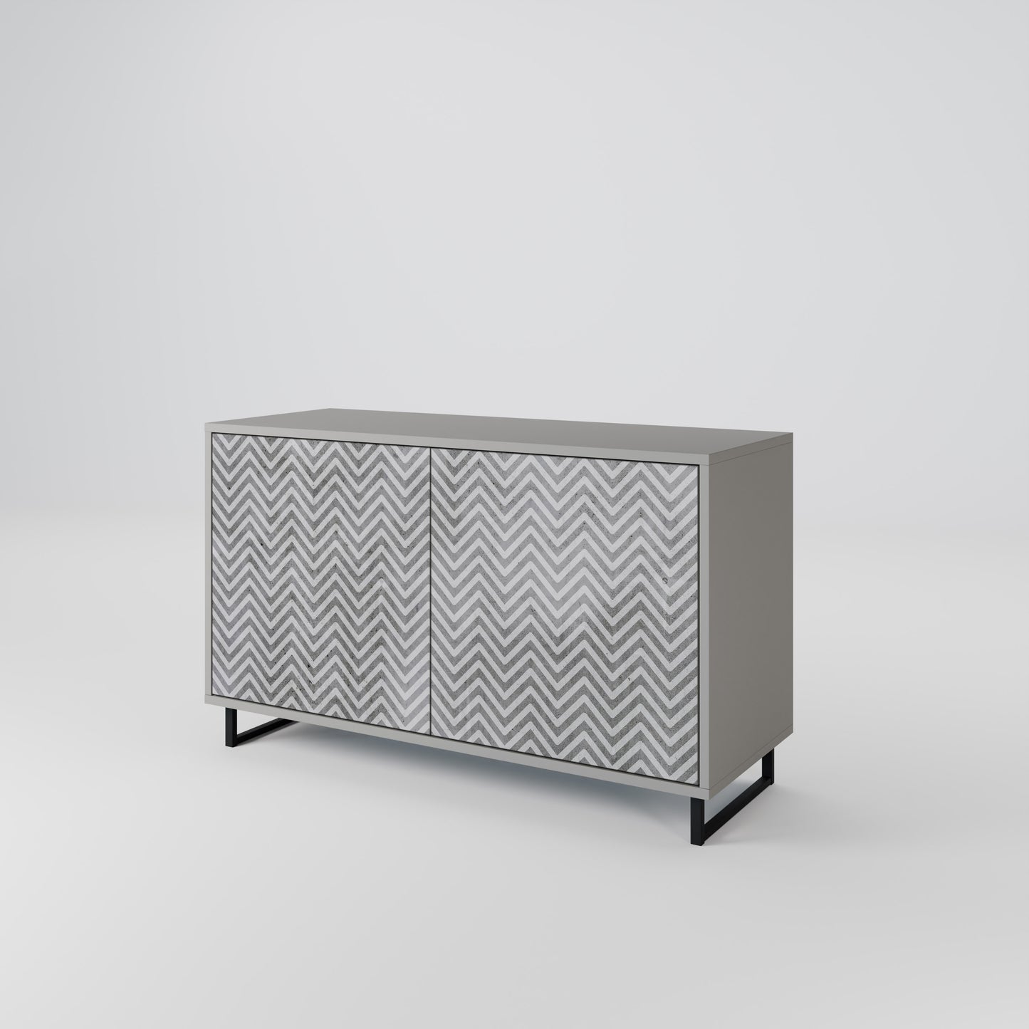 CONCRETE ZIG ZAG 2-türiges Sideboard