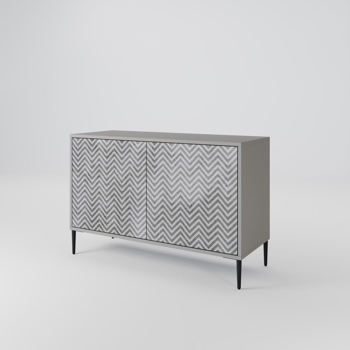 CONCRETE ZIG ZAG 2-türiges Sideboard