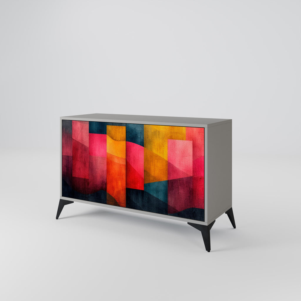 COLORFUL SOUNDS Sideboard mit 2 Türen in Grau