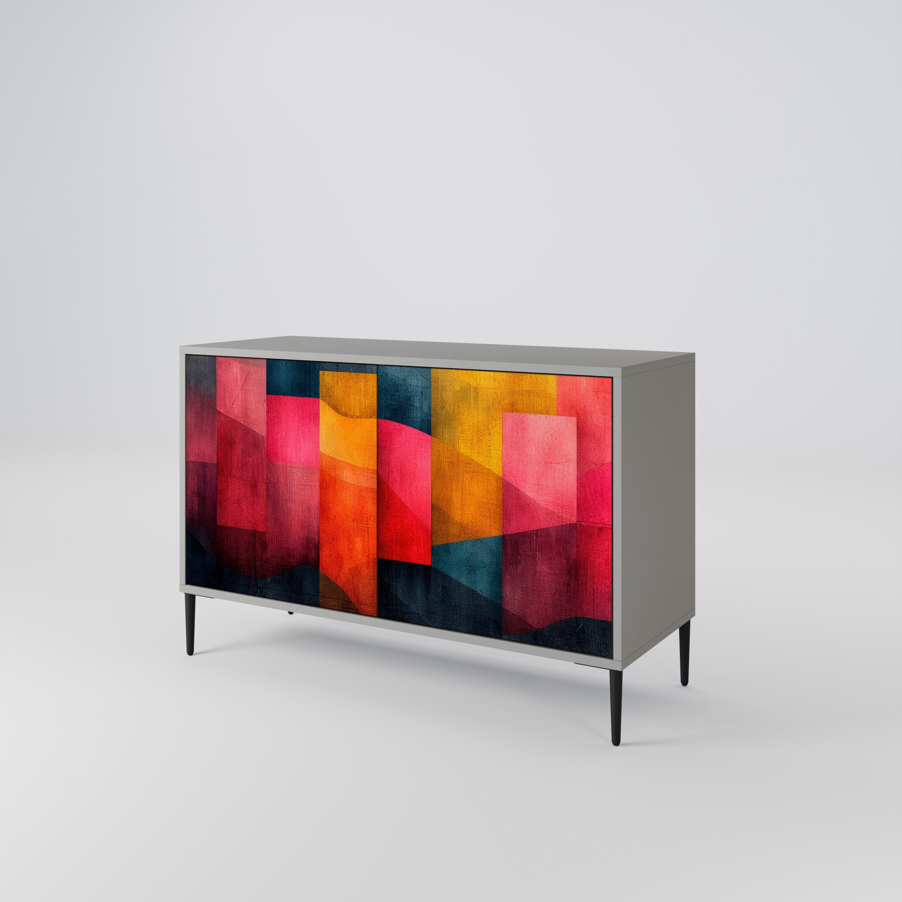 COLORFUL SOUNDS Sideboard mit 2 Türen in Grau