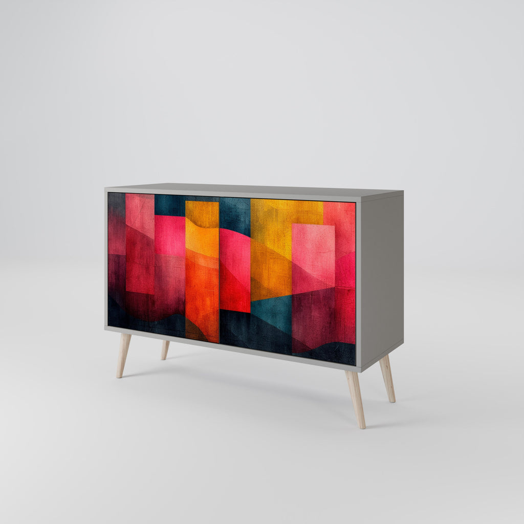 COLORFUL SOUNDS Sideboard mit 2 Türen in Grau