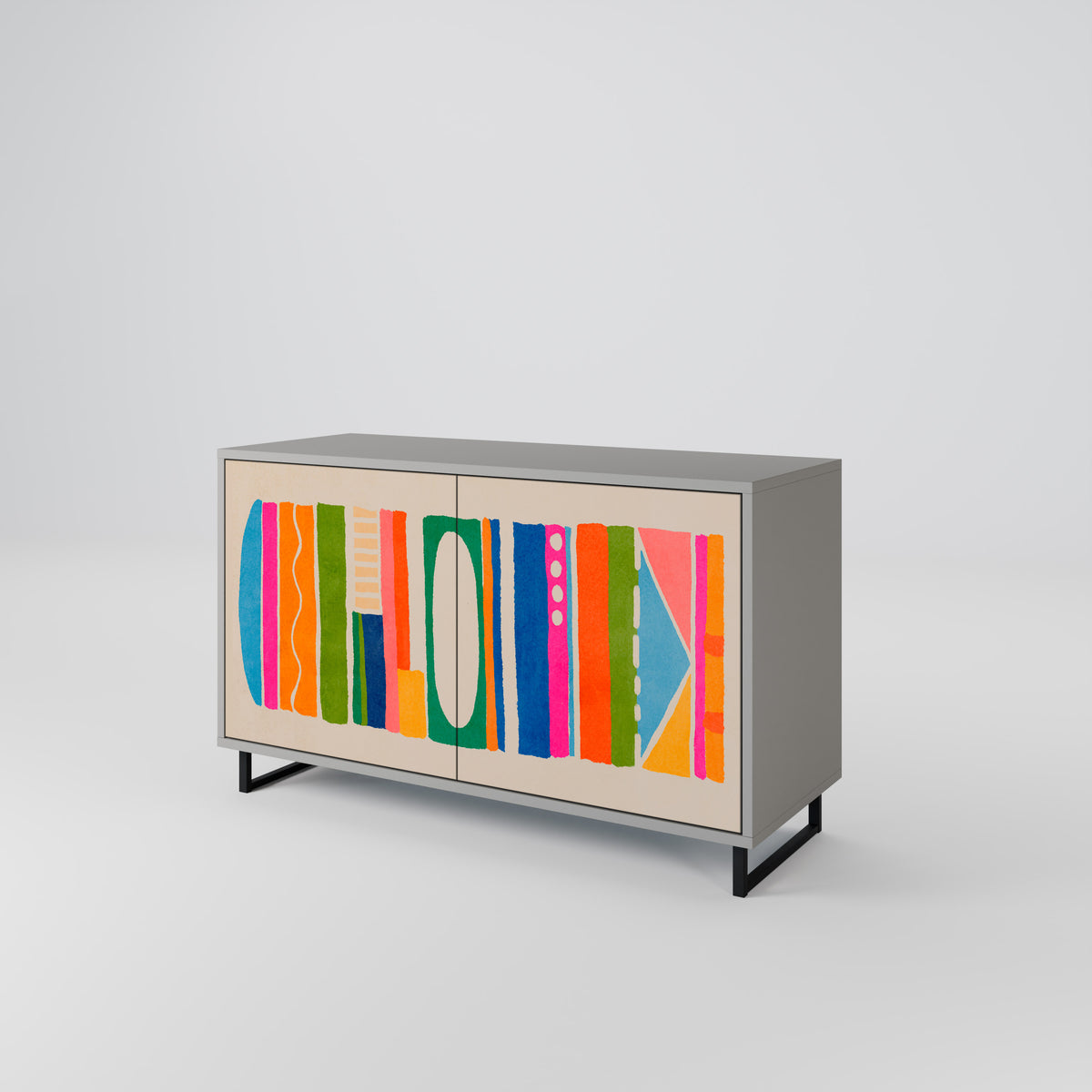 GEOMETRIC SHINE 2-türiges Sideboard