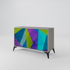 COLD SHOWCASE Sideboard mit 2 Türen in Grau