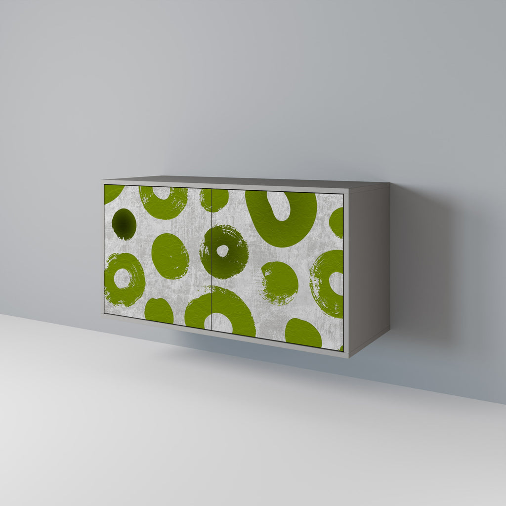 GREEN RHAPSODY Sideboard mit 2 Türen in Grau