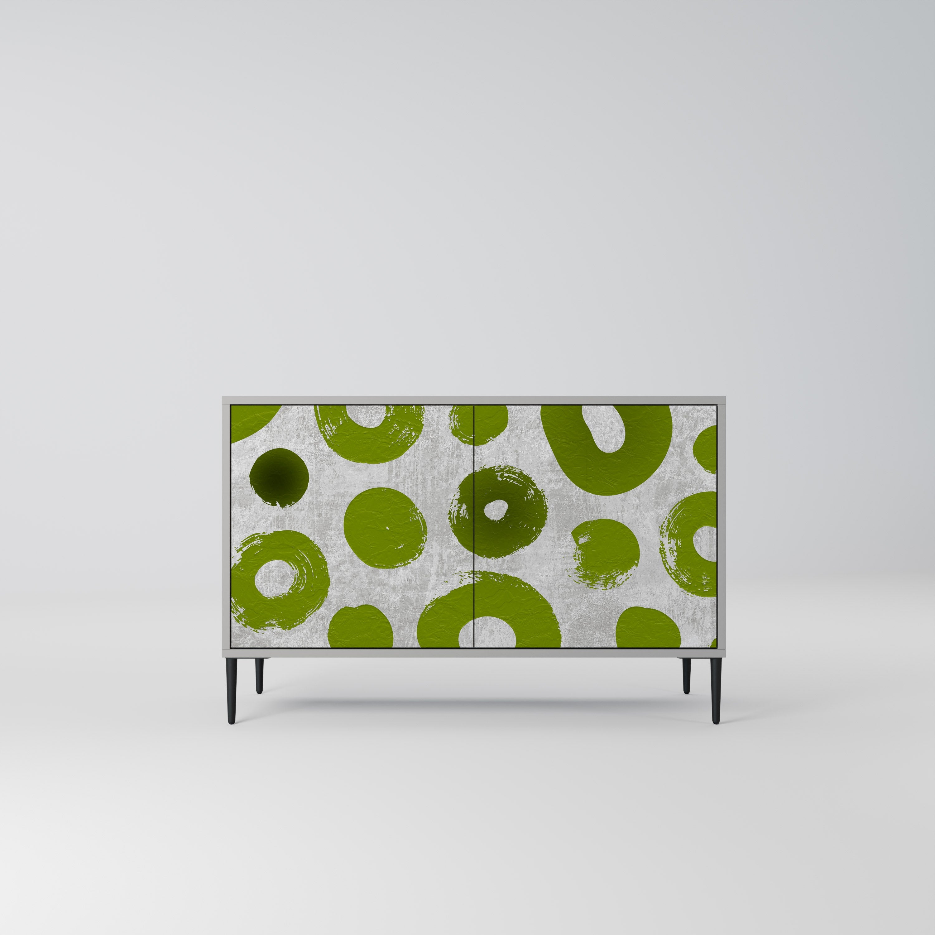 GREEN RHAPSODY Sideboard mit 2 Türen in Grau