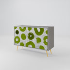 GREEN RHAPSODY Sideboard mit 2 Türen in Grau