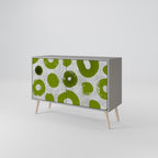 GREEN RHAPSODY Sideboard mit 2 Türen in Grau