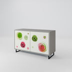 COLORFUL COSMOS Sideboard mit 2 Türen in Grau