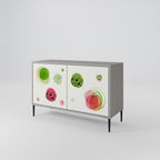 COLORFUL COSMOS Sideboard mit 2 Türen in Grau