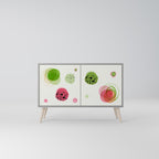 COLORFUL COSMOS Sideboard mit 2 Türen in Grau