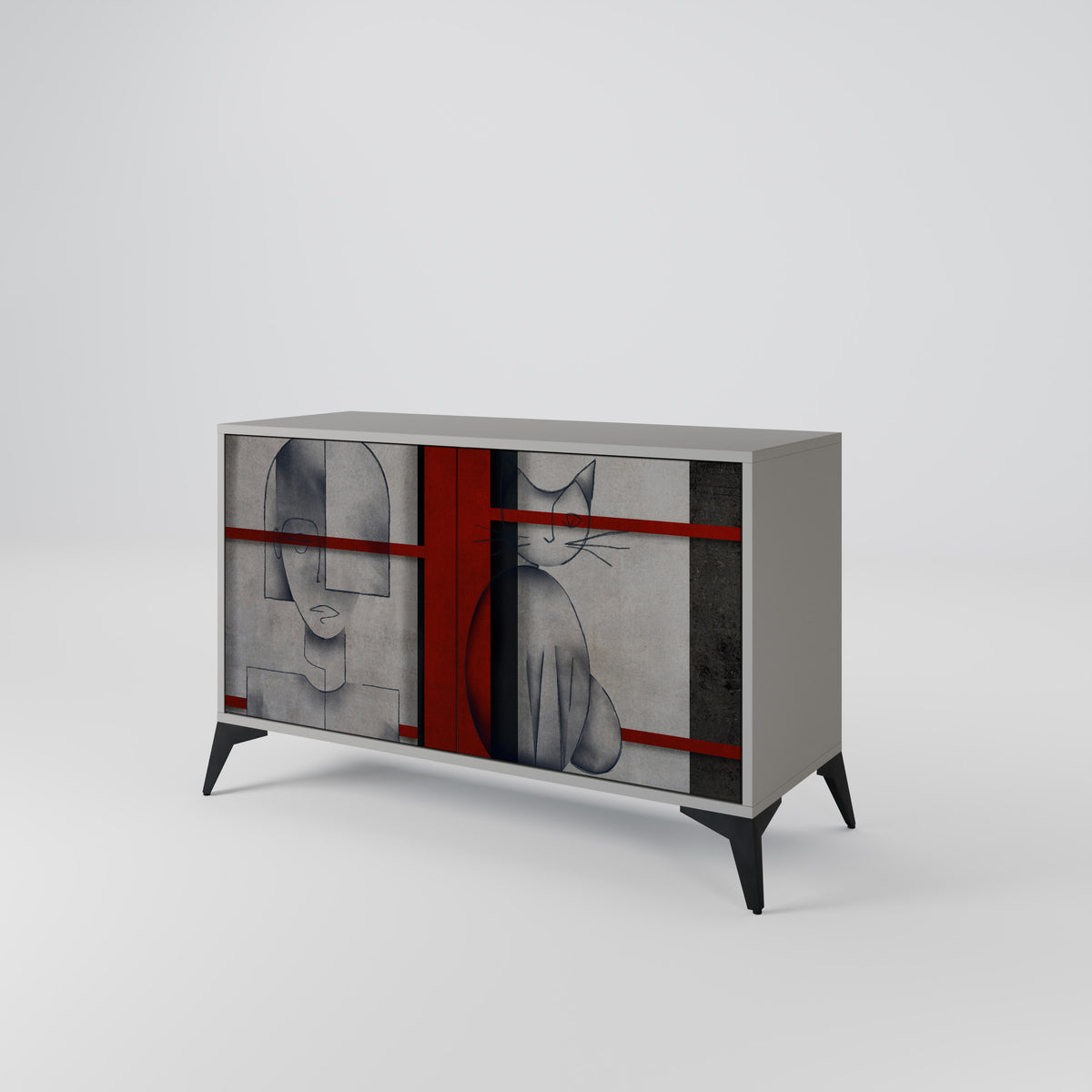 GRAY FIGURES 2-türiges Sideboard