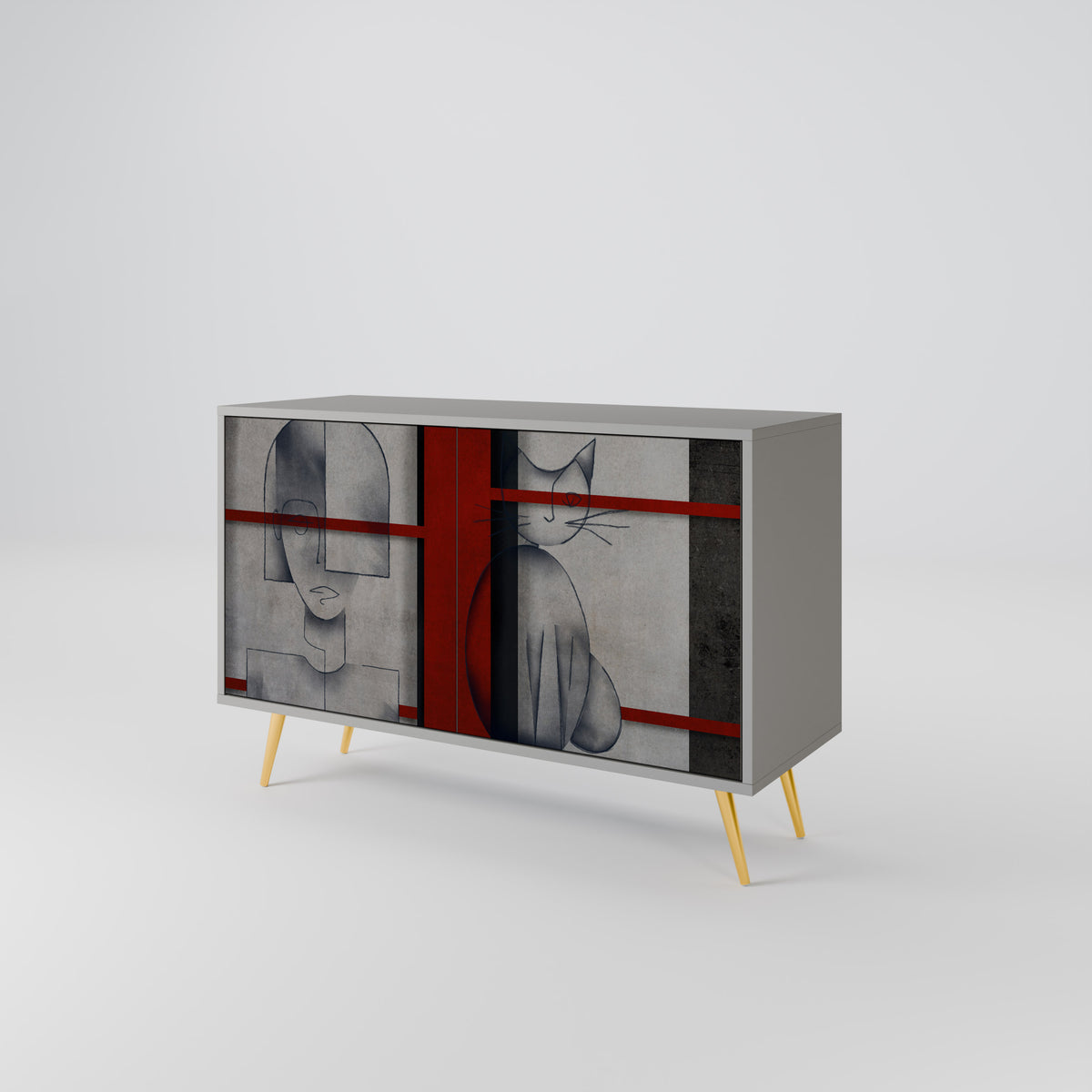 GRAY FIGURES 2-türiges Sideboard