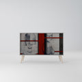 GRAY FIGURES Sideboard mit 2 Türen in Grau
