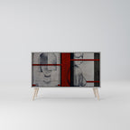 GRAY FIGURES Sideboard mit 2 Türen in Grau