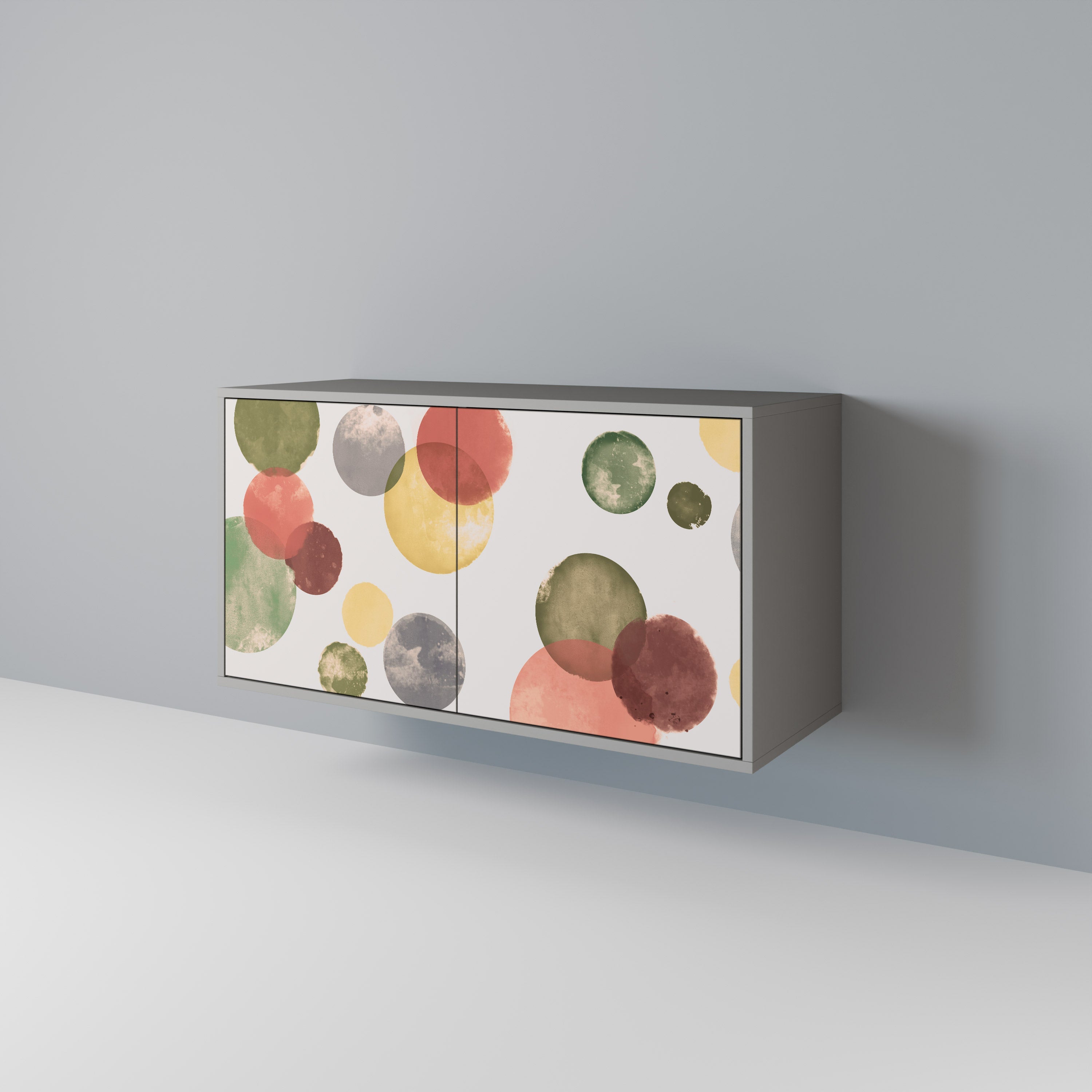 FLEETING HAPPINESS Sideboard mit 2 Türen in Grau