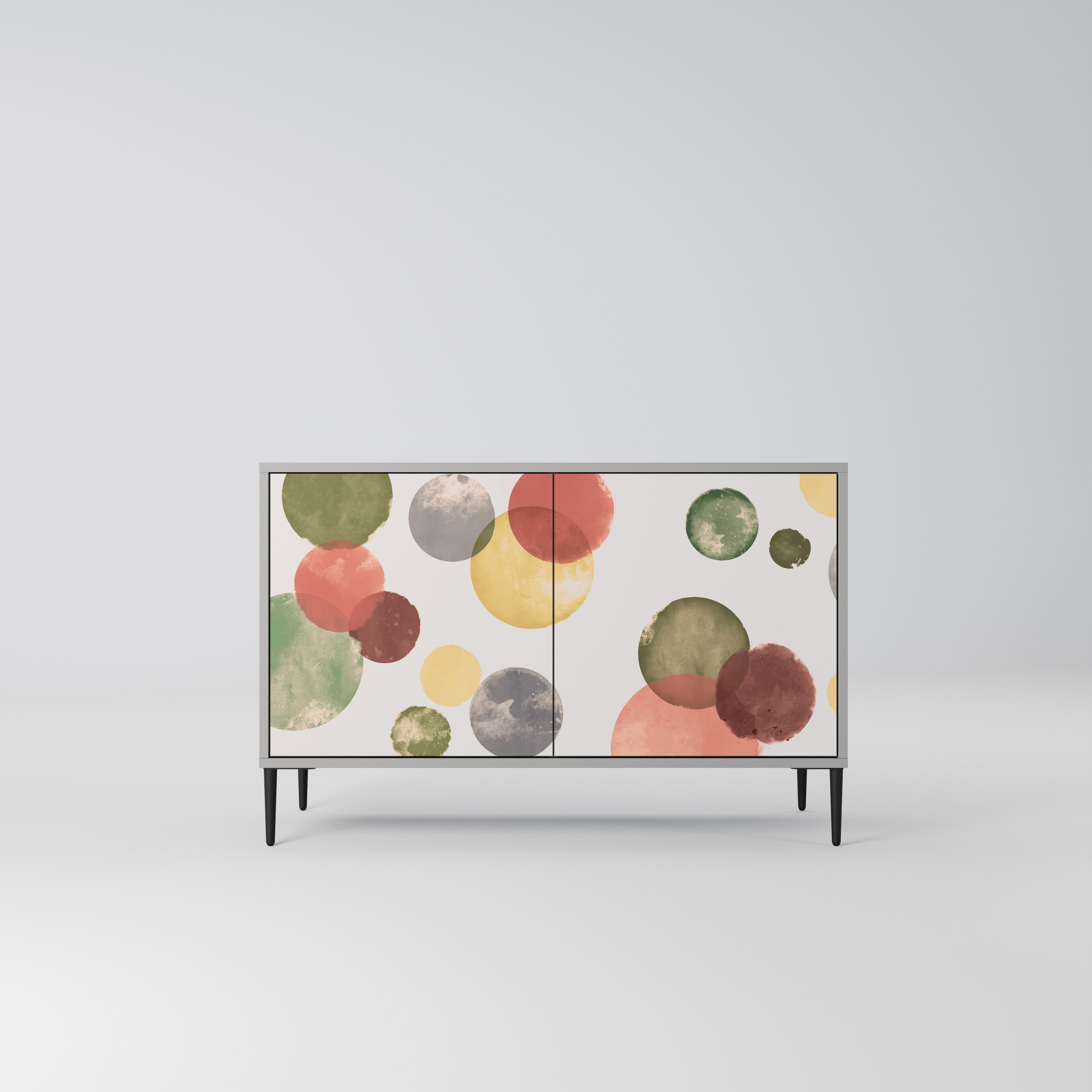 FLEETING HAPPINESS Sideboard mit 2 Türen in Grau