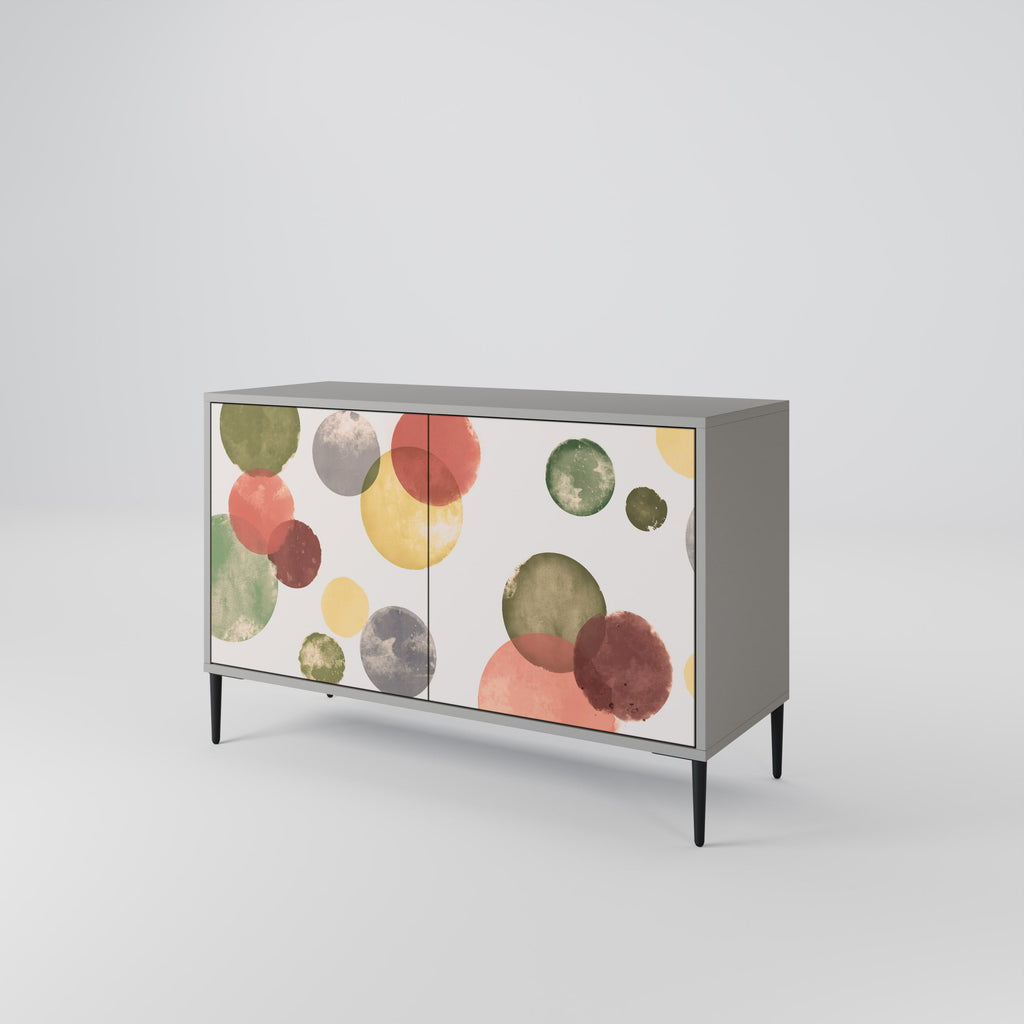 FLEETING HAPPINESS Sideboard mit 2 Türen in Grau