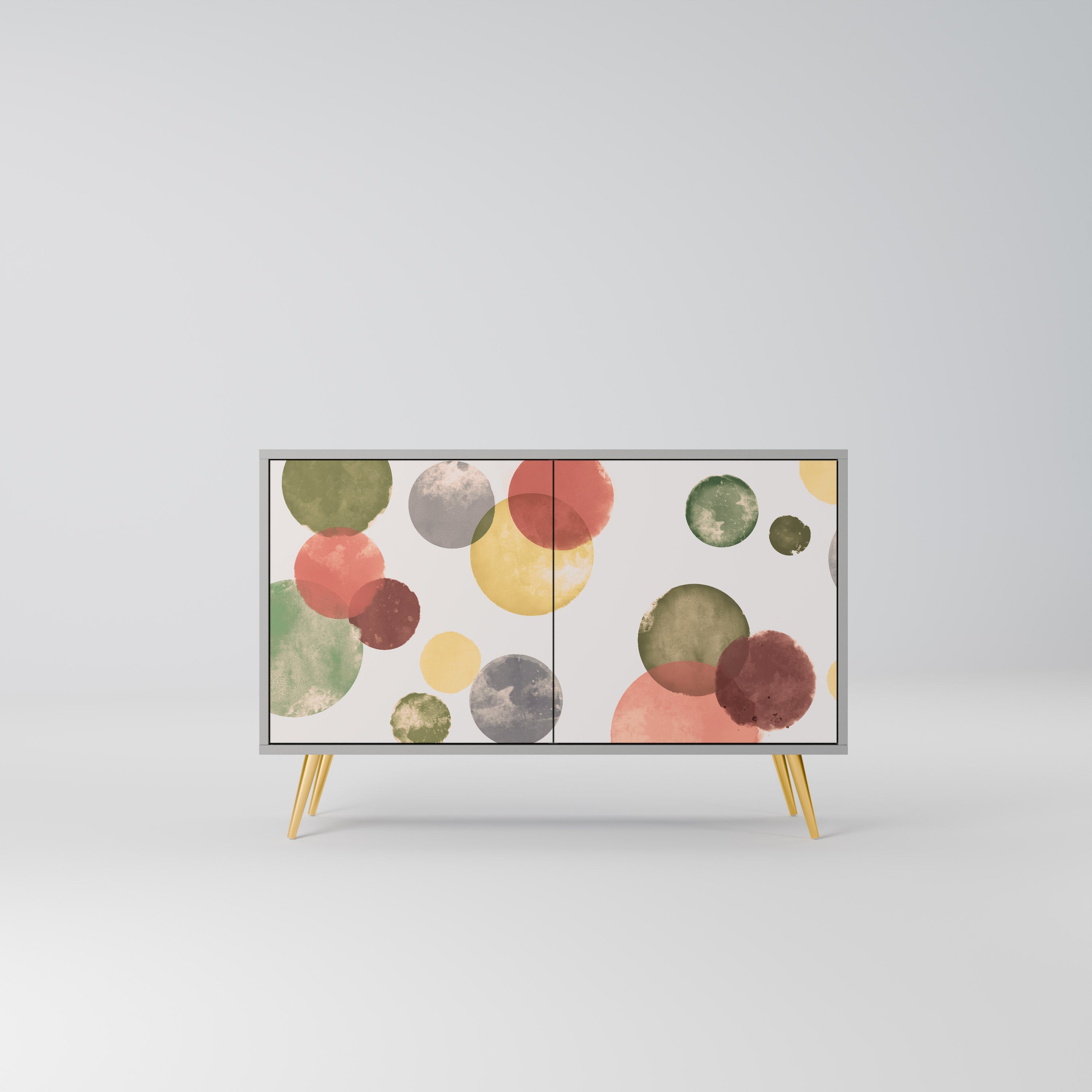 FLEETING HAPPINESS Sideboard mit 2 Türen in Grau