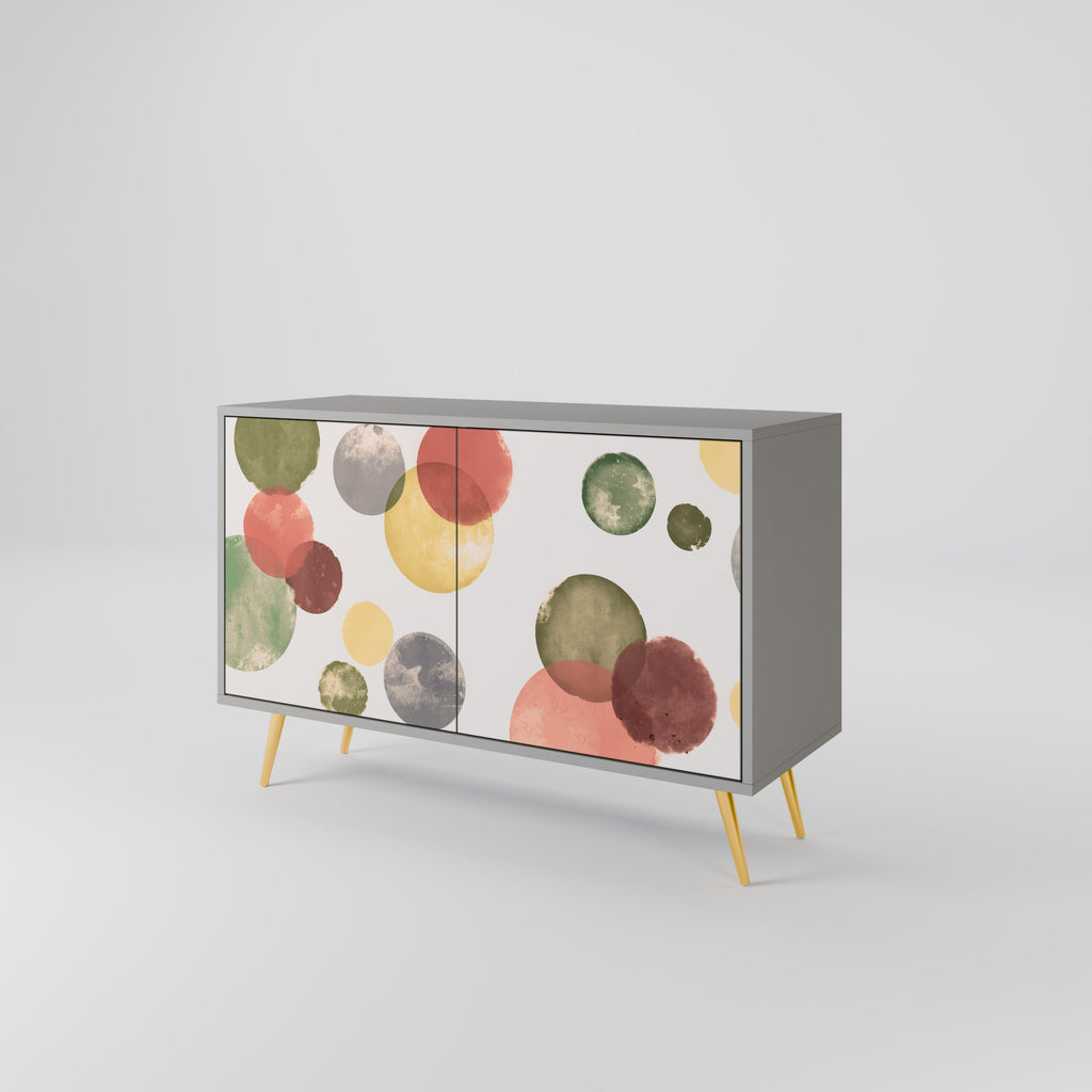 FLEETING HAPPINESS Sideboard mit 2 Türen in Grau