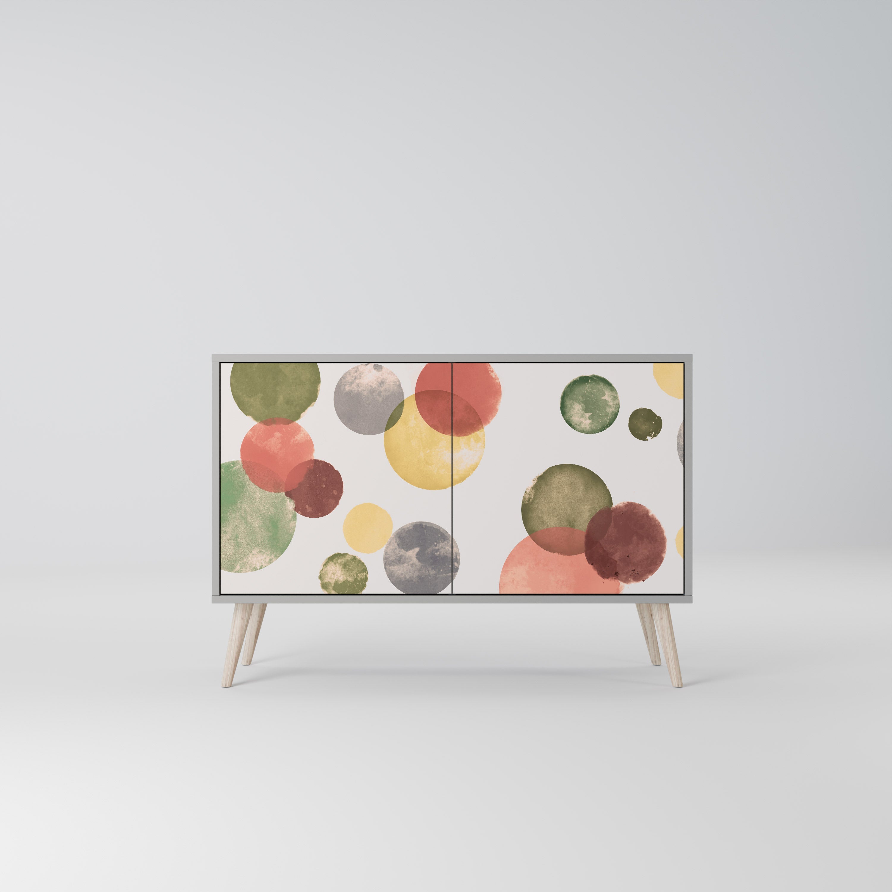 FLEETING HAPPINESS Sideboard mit 2 Türen in Grau