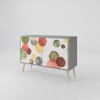FLEETING HAPPINESS Sideboard mit 2 Türen in Grau