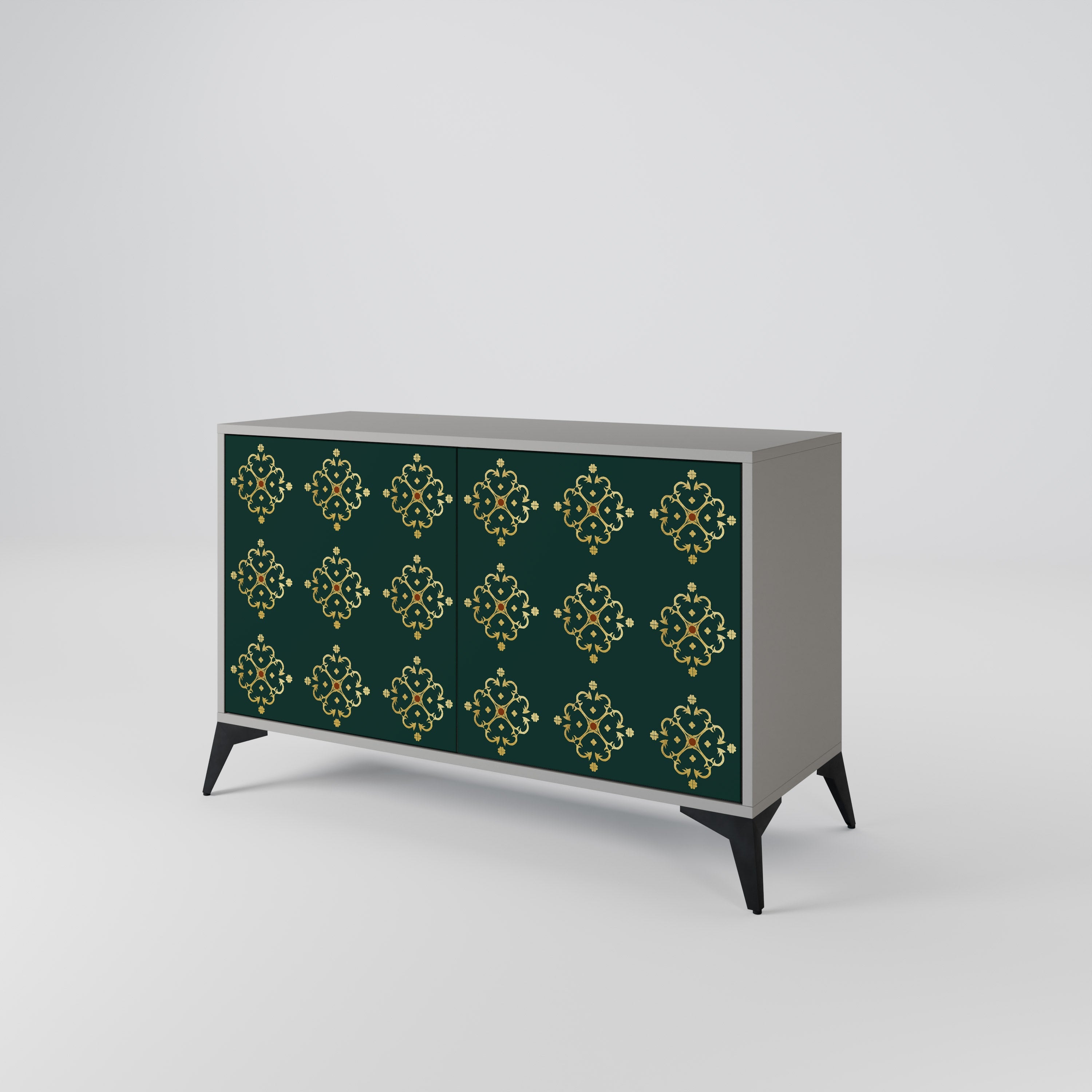 ROYAL MEDALLION Sideboard mit 2 Türen in Grau