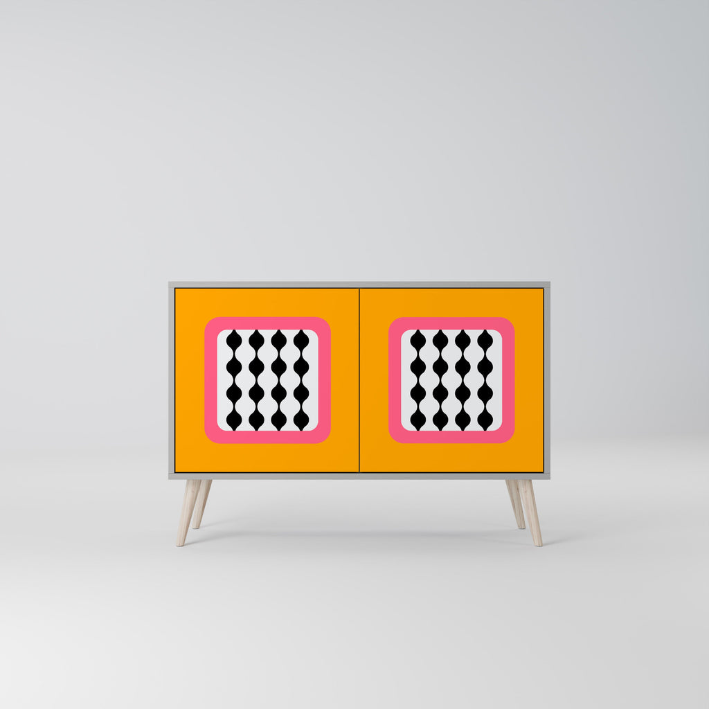 TEARS IN HEAVEN Sideboard mit 2 Türen in Grau