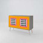 TEARS IN HEAVEN Sideboard mit 2 Türen in Grau