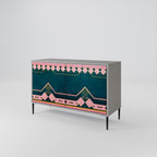 ROYAL COMPOSITION Sideboard mit 2 Türen in Grau