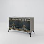 ROYAL ORDINARINESS Sideboard mit 2 Türen in Grau