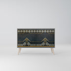 ROYAL ORDINARINESS Sideboard mit 2 Türen in Grau