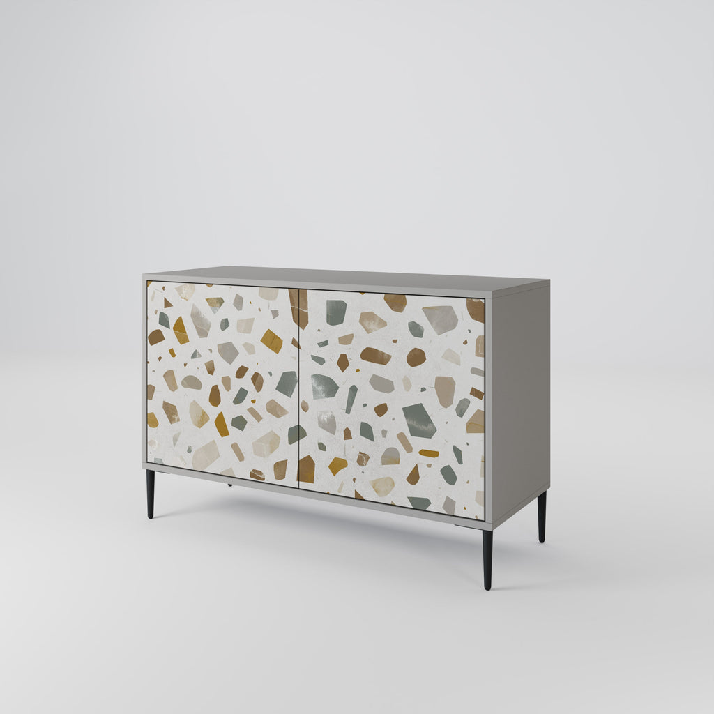 PIECES OF TOMORROW Sideboard mit 2 Türen in Grau