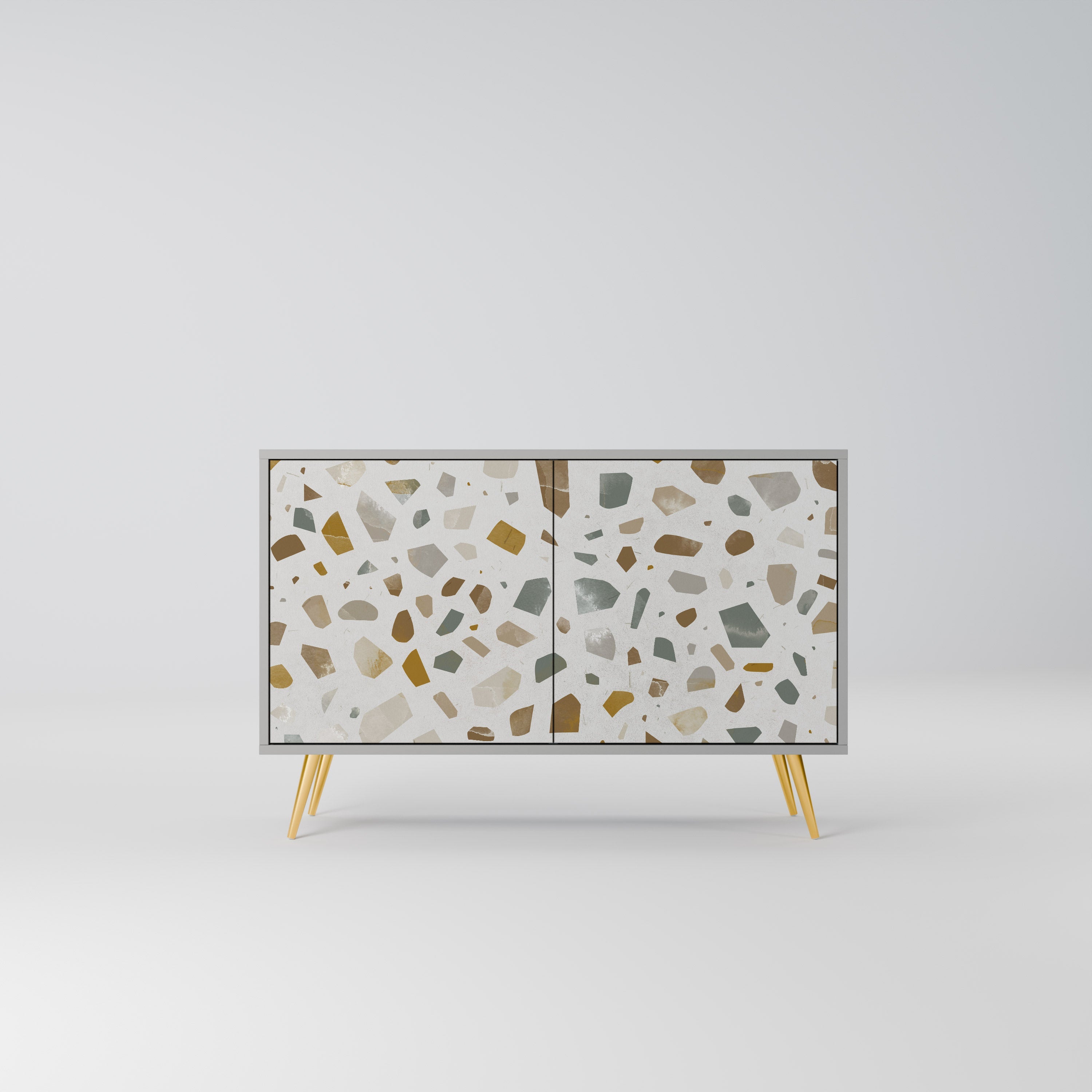 PIECES OF TOMORROW Sideboard mit 2 Türen in Grau