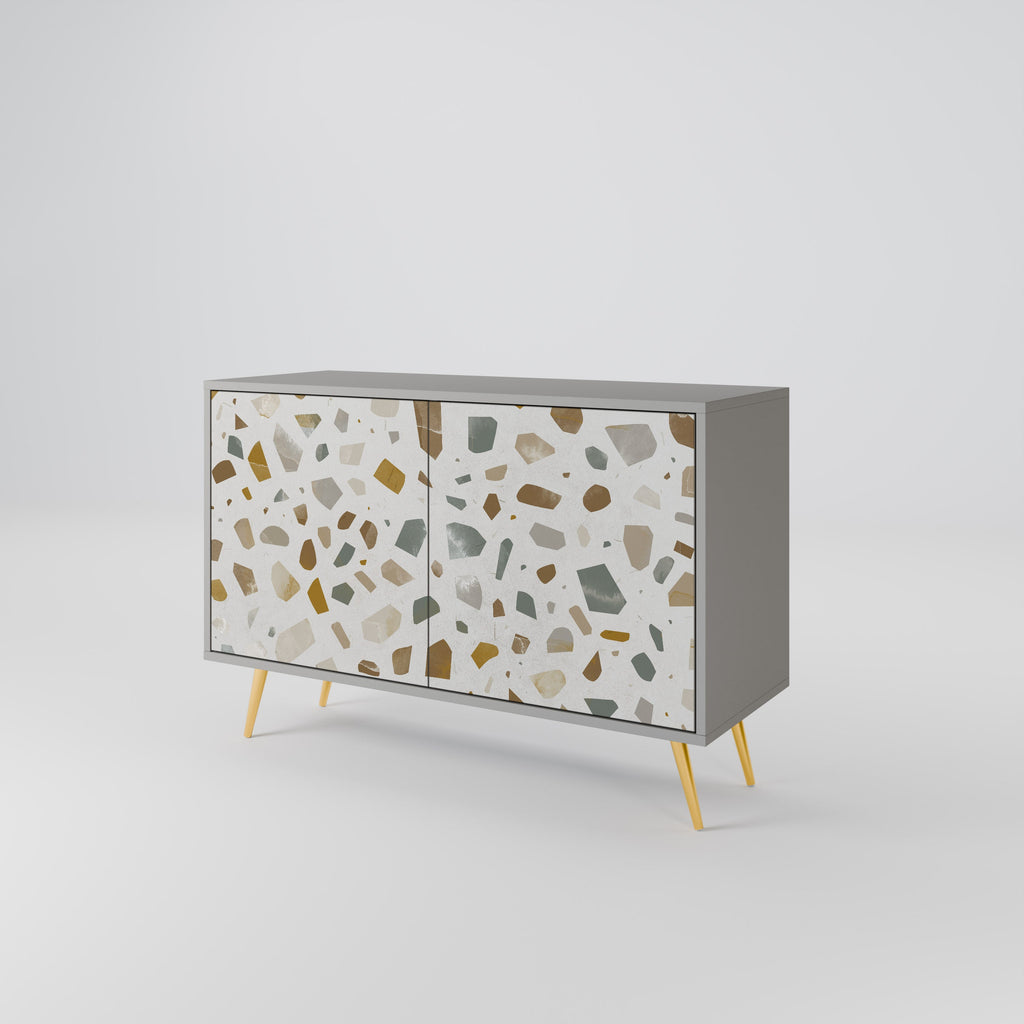 PIECES OF TOMORROW Sideboard mit 2 Türen in Grau