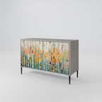 BIRCH KALEIDOSCOPE Sideboard mit 2 Türen in Grau