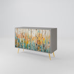 BIRCH KALEIDOSCOPE Sideboard mit 2 Türen in Grau