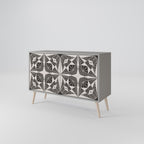 MONOCHROME NEXUS Sideboard mit 2 Türen in Grau