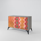INDIAN FOLK Sideboard mit 2 Türen in Grau