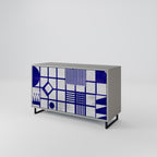 THE RIGHT PLACES Sideboard mit 2 Türen in Grau