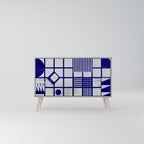 THE RIGHT PLACES Sideboard mit 2 Türen in Grau